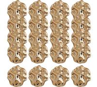 Yeesabella 20Pcs Gold Shank Buttons, 20mm Zinc Alloy Irregular Shape Buttons, Women's Sweater Coat Accessories