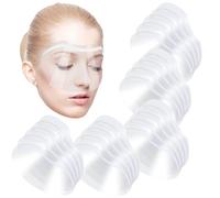 Yeesabella 25 Pcs Clear Face Visors,Shower Face Eye Protector Shields Visors,Eye Shield After Cataract Surgery, Face Eyelash Shield for Microblading, Permanent Makeup, Eyelash Extensions
