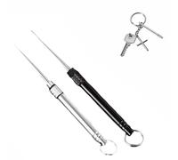Yeesabella 2pcs Titanium Toothpick Extendable Reusable Dental & Fruit Pick