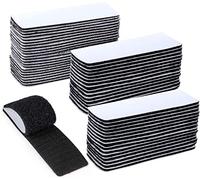 Yeesabella 30 PCS Black Double Sided Sticky Foam Pads Adhesive Tape,30mm*100mm Black Foam Tape Strong Pad Mounting Adhesive