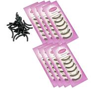 Yeesabella 48pcs Black Eyelash Curler Refills Pads for Universal Eyelash Curler,Silicone Rubber Curler Replacement Refill Pad