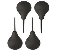 Yeesabella 4pcs 89 ML Enema Bulb Douche for Men Women, Reusable Douche Kit, Comfortable Silicone Enema Kit , Rubber Washing Cleaning Kit