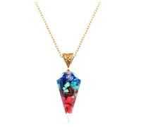 Yeesabella 7 Chakra Healing Crystal Pendulums for Dowsing Spiritual Hexagonal Pointed for Reiki Witchcraft Supplies Divination Tools