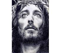 YEESAM ART Diamond Painting Kits Full Drill, Jesus Christ 30x40 cm DIY 5D Diamond Art Mosaic Crafts for Adults Kids Beginner Crystals Cross Stitch (Jesus)