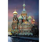 YEESAM ART DIY 5D Diamond Painting Kits for Adults - Church Castle 30x40cm - Diamond Art DIY Resin Diamond Rhinestone Painting Pasted Paint by Number Kits Cross Stitch Embroidery