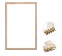 YEESAM ART DIY Frames for Canvas Paintings, DIY Frame Kit for Diamond Painting Cross Stitch Paint by Numbers Artwork, Wooden Picture Frames for Crafts Easy to Assemble (40x50 cm)