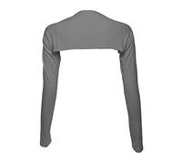 YEESAM Bolero Shrugs for Women Long Sleeve Arm Sleeves Hijab Accessories One Size, Gray, One Size