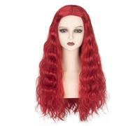 YEESHEDO Descendants the Rise of Red Wig Long Curly Red Wig for Women Halloween Cosplay Anime Costume Party Hair