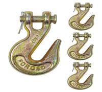 Yeeson 3/8Inch Clevis Grab Hooks 4 Pack, Grade 70 Chain Hook | Offer 7500 Lbs Capacity Working with Towing and Chain for Trailer Truck Transport, Chains and Tie-Downs