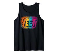 YEET Graffiti Bubble Letters - Bright Overspray Style Tank Top