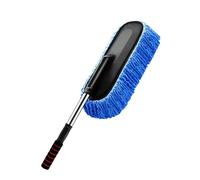 YeewayVeh Car Duster, Extendable Long Handle Microfiber Car Duster Exterior Scratch Free Car Cleaning Tool, Car Dust Brush for Truck, Pickup, SUV, RV, Motorcycle, Boats and Home Cleaning (Blue)