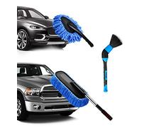 YeewayVeh Car Duster Kit, 3 Pack Car Detailing Brush Set with Extendable Microfiber Dust Brush & Scratch Free Car Dash Duster & Soft Car Interior Brush for Vehicles Motorcycle and Home Cleaning Tools