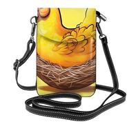 yefan Bird'S Nest Golden Chicken Women'S Crossbody Bag, Zippered Phone Wallet, &Shoulder Handbag, Adjustable Shoulder Strap.