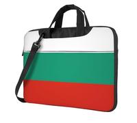 yefan Bulgarian Flag 13 inch Laptop bag with shoulder strap and pockets, suitable for school, work, etc.