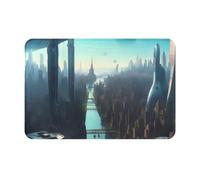 yefan Cities Of The Future Doormat, Washable Entryway Doormat, 23.6 X 15.7 Inches,& Suitable For Both Indoor And Outdoor Use.