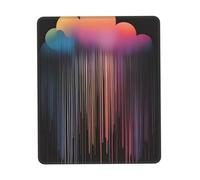 yefan Colorful Rainbow Rainmouse Pad, Computer Mouse Pad With Non-Slip Rubber Base For Office,& Gaming, Learning, 10 X 12 Inch.