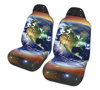 yefan Cosmic Earth Front Car Seat Covers, Suitable For Most Cars, Vans, &Trucks, And Suvs. Washable. Comes In A 2-Piece Set.