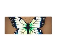 yefan Cute Little Butterfly Large Mouse Pad With Stitched Edges, Keyboard And Mouse Pad For Gamers,& Office, And Home (31.5" X 11.8").