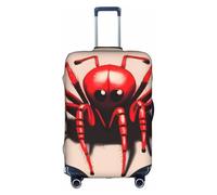 yefan Cute Little red Spider Elastic Luggage Cover, Scratch and dust Resistant, with Concealed Zipper and Fastening Buckle.M