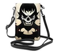 yefan Devil Satan Women'S Crossbody Bag, Zippered Phone Wallet, &Shoulder Handbag, Adjustable Shoulder Strap.