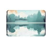 yefan Fallen Leaves On A Tranquil Lake Doormat, Washable Entryway Doormat, 23.6 X 15.7 Inches,& Suitable For Both Indoor And Outdoor Use.