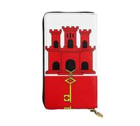 yefan Flag of Gibraltar Wallet, with Zipper, Large Capacity, can Hold 12 Cards.