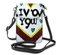 yefan Love Confessions Women'S Crossbody Bag, Zippered Phone Wallet, &Shoulder Handbag, Adjustable Shoulder Strap.