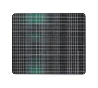 yefan Multi-Dimensional Line Space Square Mouse Pad With Stitched Edges And Non-Slip Rubber Base For Office Laptops, &8.3 X 10.3 In.