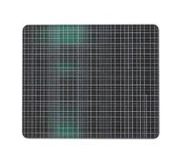 yefan Multi-Dimensional Line Space Square Mouse Pad With Stitched Edges And Non-Slip Rubber Base For Office Laptops, &7.9 X 9.5 In.