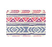 yefan Plain Geometric Floral Pattern Doormat, Washable Entryway Doormat, 23.6 X 15.7 Inches,& Suitable For Both Indoor And Outdoor Use.