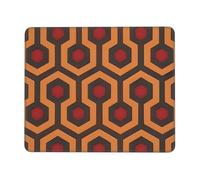 yefan Shining Overlook 10 x 12 inch Mouse pad, non-slip rubber base with stitched edges, suitable for laptops.