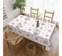 yefan The budding and turning flower Tablecloth, suitable for kitchens and dining rooms, 137 inches x 183 cm, seats 4-6 people.