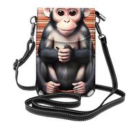 yefan The Silent Monkey Women'S Crossbody Bag, Zippered Phone Wallet, &Shoulder Handbag, Adjustable Shoulder Strap.