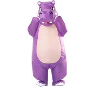 Yeffute Inflatable Costume For Adult Blow up Hippo Costume Funny Halloween Suit Party Fancy Dress up