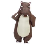 Yeffute Inflatable Costume For Adult Blow up Hippo Costume Funny Halloween Suit Party Fancy Dress up
