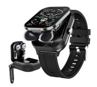 Yeforu Smart Watch with Earbuds Make/Answer Call Smartwatch 2 in 1 Wireless Earphone Bluetooth Fitness Watch for Android iOS Phones Heart Rate Sleep Tracker Multi Sport Mode Pedometer