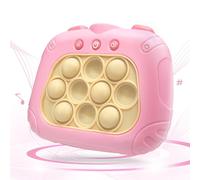 Yefun Pop Fidget it Quick Push Game, Pop Fidget Electronic Sensor Game, Puzzle Game Machine Game Controller Bubble Sensory Fidget Toy for Kids Adults(Pink)