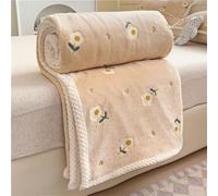 YeGang Blankets and Throws for Sofa Beds, Soft Warm Kawaii Fluffy Cozy Fleece Throw Blanket for Kids Adults Bedroom Couch Travel Cats Dogs Accessories (Flower Yellow,100 * 150cm)