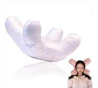 YeGang Flawless Face Pillow - Anti-Wrinkle Beauty Pillow for Neck Facial Wrinkle Prevention Memory Foam Side Sleeper Pillow for Sleeping Face Down Comfortable Sleep Support Pillow (White)