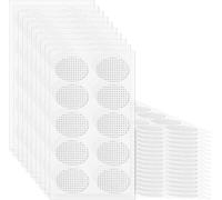 YEGERING 300PCS Ear Lobe Support Patches & Invisible Earring Stabilizers for Heavy Earrings - Breathable Droopy Ears Protectors with Clear Adhesive Backs for Long Time Wearing Comfort