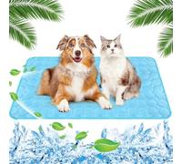 Yegookay Cooling Mat Bed Cooling Towel Dog 70 x 100 cm Cat Cooling Mat Dog Cooling Mat Self-Cooling Cooling Mat Dog XL Cooling Pad Cat Cooling Cat Blanket Cat Mat Cooling Blue XL