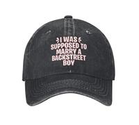 YEGTQAON Vintage and Classic I was Supposed to Marry A Backstreet BOY Summer Stylish Hip Hop Hats Men Women Custom Logo Running Hippie Sun-Proof Snapback Cap Durable and Comfortable