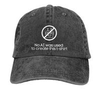 YEGTQAON Vintage and Classic Washed Men's Baseball Cap AI Vs Human No Trucker Snapback Cowboy Caps Dad Hat ChatGPT Golf Hats Durable and Comfortable