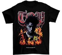 yegui YoungBoy Never Broke Again Bootleg T Shirt, Music T Shirt,Gift for Friend Shirt Slim fit t Shirts for Men Size L Black