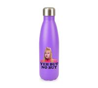 Yeh but no but, Vicky Pollard, british comedy humour meme novelty viral, iconic trendy cool screw top lid stainless steel water bottle drinks cup water bottle refill cute fun explore travel