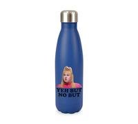 Yeh but no but, Vicky Pollard, british comedy humour meme novelty viral, iconic trendy cool screw top lid stainless steel water bottle drinks cup water bottle refill cute fun explore travel
