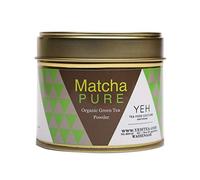 Yeh Tea Food Couture Matcha - Organic Green Tea Powder - Grind Leaf - Latte - Bitter-Sweet Flavour & Aroma - Superfood, Detox, Wellness - Sustainable, Healthy Drinks - Pure Gourmet Quality - Tin 40g