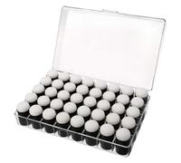 YEHEI 40Pcs Finger Sponge Daubers, DIY Craft Handmade Finger Painting Sponge Set with Storage Box for Crafting Painting