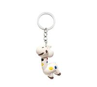 YEHJDSMD Cartoon Giraffe Keychain Resin Animal Key Chains For Women Girls Teen Gift Pendant Handbag Car Key Charms Accessories, Silver