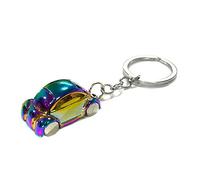 YEHJDSMD Key Chains Mini Car Key Chain 3D Model Key Ring Cartoon Keychain Key Holder Fit Women Men Kids Keys Accessories Key RingCar Keyring Bag Pendant Woman Charm Keyring Gift, Multicolor